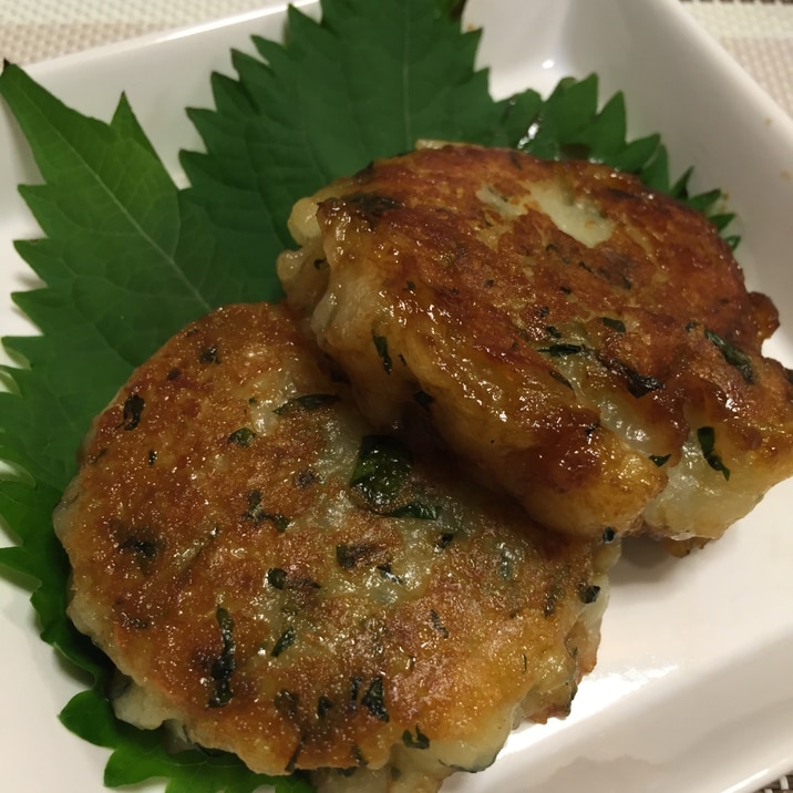 青じそ大量消費☆もちもちポテト